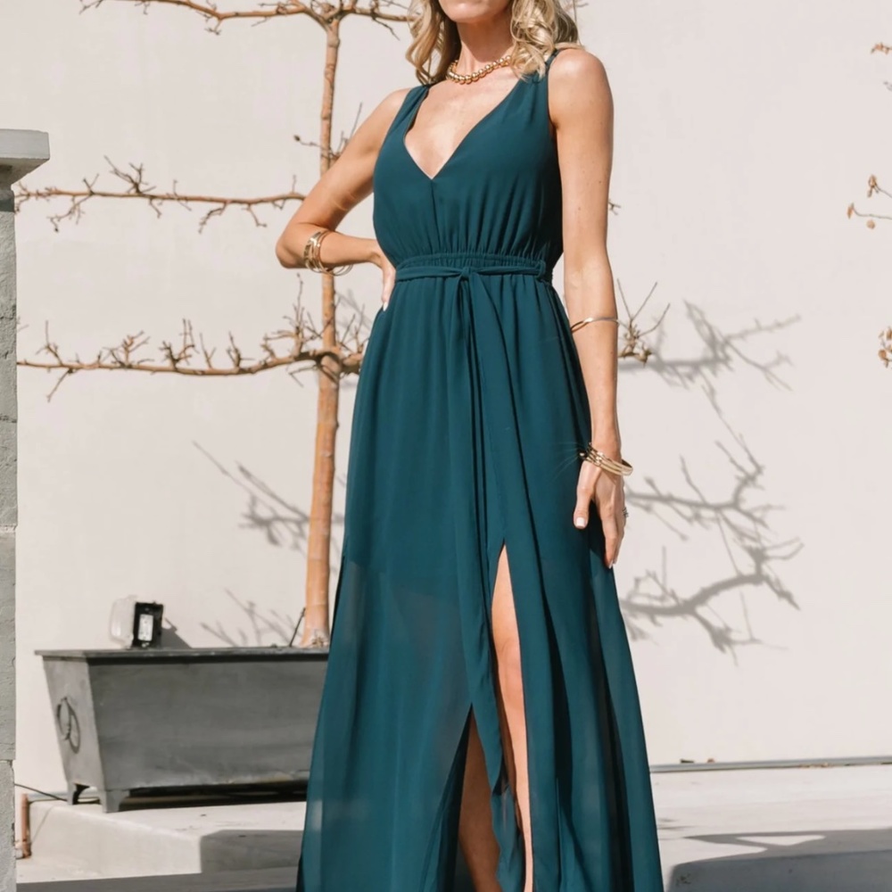 Baltic Born NWT Hera dress; peacock ; Large
